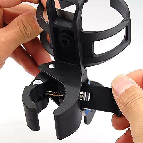 Image of ShreNik Cycle Bottle Holder for Bicycle Water Bottle Cage Holder Bracket with Adjustable Clamp MTB Bikes