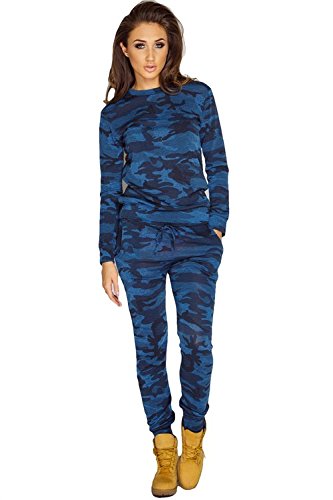 Megan McKenna Inspired CAMO Print Loungewear Tracksuit Turqoise (8)