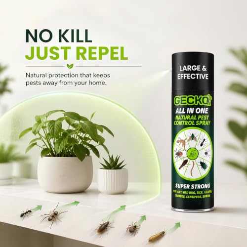 Image of All-in-One Insect & Rodent Repellent Spray | Effective Against Rats, Mice, Cockroaches, Lizards, Ants, Termites, Bed Bugs, Spiders, Flies & Centipedes | Child Safe | 120ml | Formulation XX