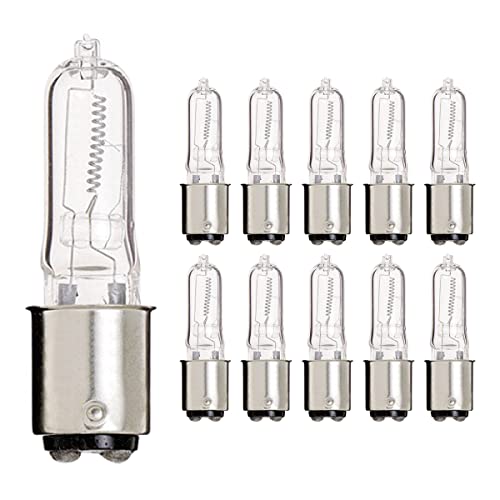 Kor K01082 Pack Of 10) Q75Cl/Dc - 120-Volt - Halogen Jd Type T4 - Ba15D - Dc Bayonet Base - 75-Watt - Clear Light Bulbs cover