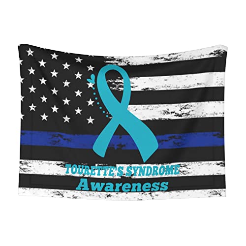 Tourettes Syndrome Awareness Soft and Cozy Pet Blanket for Dogs and Cats - Versatile and Comfortable Medium