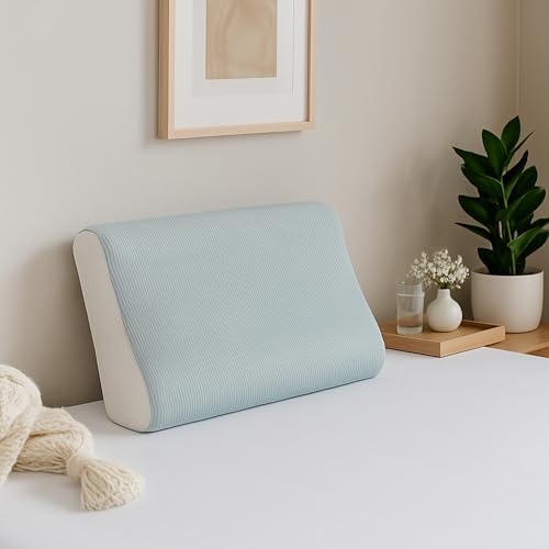 Image of MYTRIDENT Urban Comfort Contour Orthopedic Cervical Pillow, White