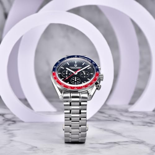 LACZ DENTON Pagani Design PD1701V3 Men's Watches Quartz Men Chronograph Stainless Steel Sports Watches for Mens Waterproof Watches Japan VK63 Movement…