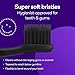 BURST Genuine Replacement Heads for Original Sonic Electric Toothbrush (Black/3 Pack) | Ultra Soft Bristles for a Deep Clean | Stain & Plaque Removal