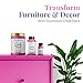 GRANOTONE Chalk Paint Matt Finish Water Based Acrylic Paint 16 fl oz 500 ml Hot Pink Colour for Furniture Wood Walls Metal Glass Paper Fabric Canvas Maximum Coverage for Kids and Adults Made in India