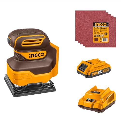 INGCO 1/4�V�[�g�T���_�[ 1��2.0Ah�o�b�e���[��1�̋}���[�d��t��