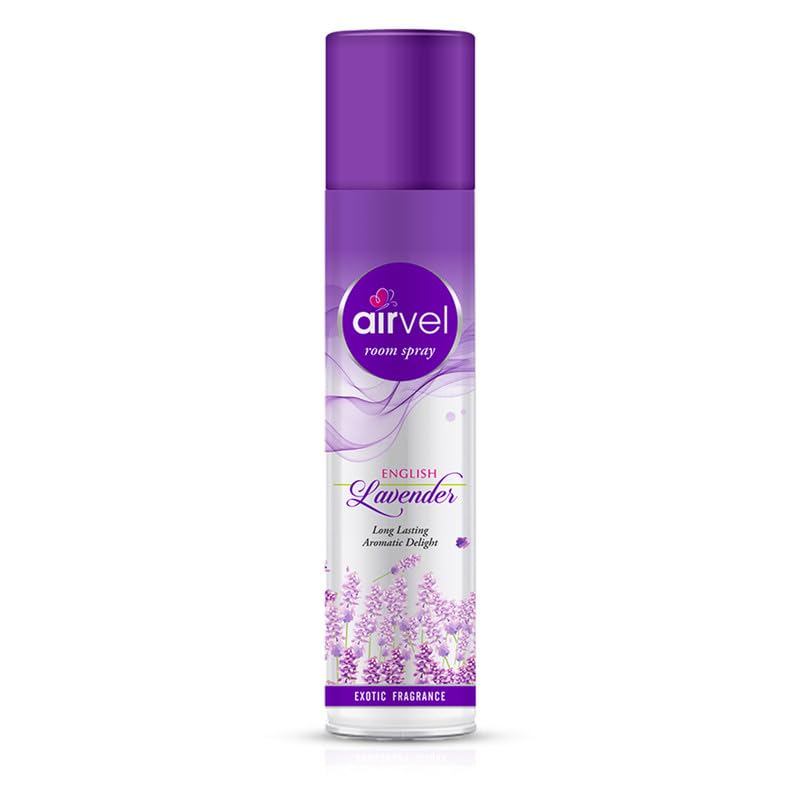 Airvel Lavender Fragrance Room Spray | Aromatic Fresh Fragrance for Home & Car | 217ml