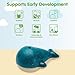 PlanToys® Wooden Whale Whistle Toy for Montessori Inspired Musical Exploration | Sensory and Auditory Skill Development | Eco Friendly Wooden Sound Toy for Creative Play