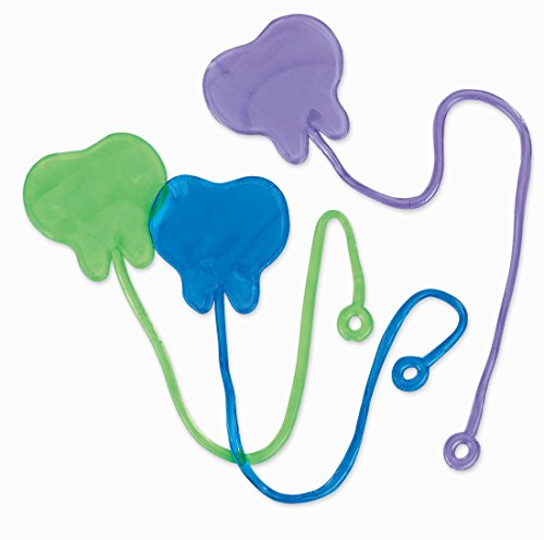 SmileMakers Tooth Shaped Sticky Toys-Prizes and Giveaways-48 per Pack