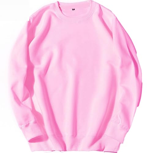 Muscularfit Mens Long Sleeve Tee Shirts Causal Solid Crewneck Sweatshirts Loose Fit Athletic Pullover Shirt Fall Outfits 2024