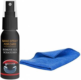 Snuntival Car Spray,Fast Repair Scratches Repairing Polish Spray,Nano Spray for Cars Remove All Scratches & Mark for Scratches on Cars,With Cleaning Cloth (30ml)