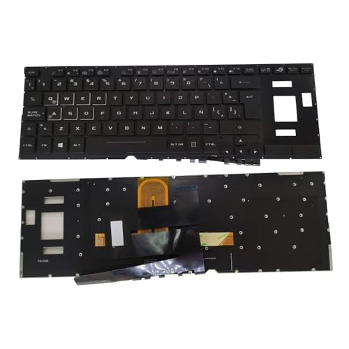 Laptop Parts Spanish Latin Backlit Keyboard for ASUS for ROG GX501 GX501GI GX501VI GX501VS GX501VIK Gaming Laptop Keyboards V161162A3(LA Latin)