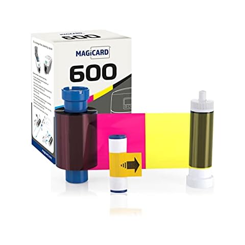 Magicard MB250YMCKOK Printer Ribbon | Only Works with the Magicard 600 ID Card Printer | YMCKOK Colour Dye Film Prints up to 250 Full-Colour Card Designs Cover