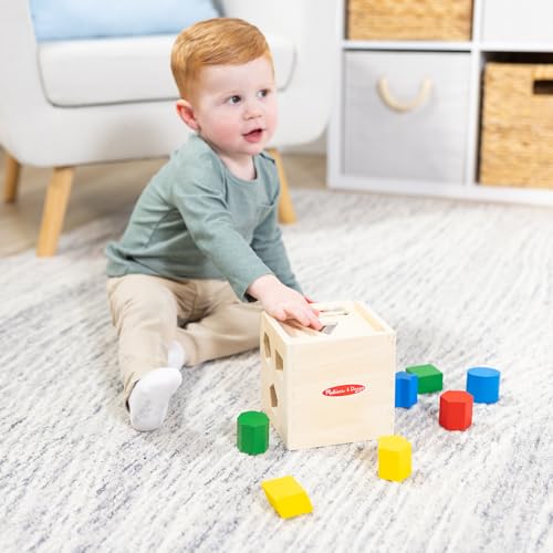 Melissa & Doug 575 Shape Sorting Cube - Classic Wooden Toy thumb #6