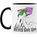 Never Give Up Coffee Mug - Daily Reminder to NEVER GIVE UP on yourself - Inspirational Coffee Mug -...