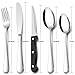30 Piece Cutlery Set with Steak Knives, Stainless Steel Cutlery Flatware Set Service for 6, Tableware Silverware Set with Fork Knife Spoon for Home Restaurant, Mirror Polished & Dishwasher Safe 30 Piece Cutlery Set with Steak Knives, Stainless Steel Cutlery Flatware Set Service for 6, Tableware Silverware Set with Fork Knife Spoon for Home Restaurant, Mirror Polished & Dishwasher Safe