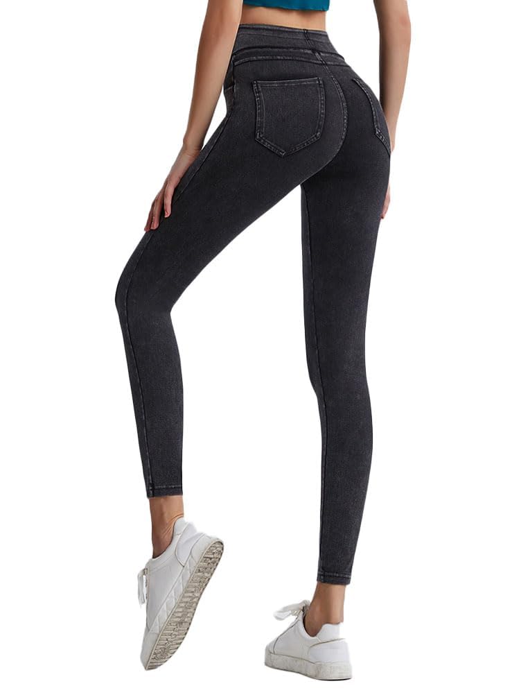 Legging extensible taille haute avec poches pour un maintien galbant optimal - 3