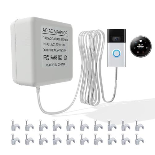 Ring Doorbell Transformer 24 Volt Power Adapter