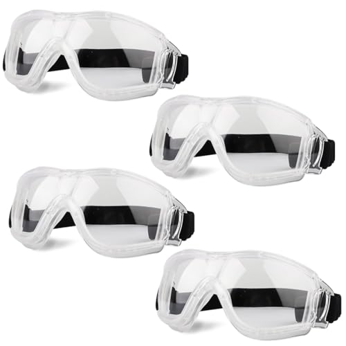 Movnuoca Kids Safety Glasses For Science Experiments, Woodworking, Motorcycle Riding, Skiing, And Outdoor Sports - Durable Protective Goggles For Children, Youth, And Toddlers