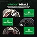 Riyhch 12-1/4” x 3-3/8” Trailer Brake Assembly Fit for Dexter 9000-10000Lbs General Duty Axles with 7 Bolt Mounting, Left & Right Side Trailer Brake Replace 023-450-00 023-450 023-451-00 023-451, 2PCS