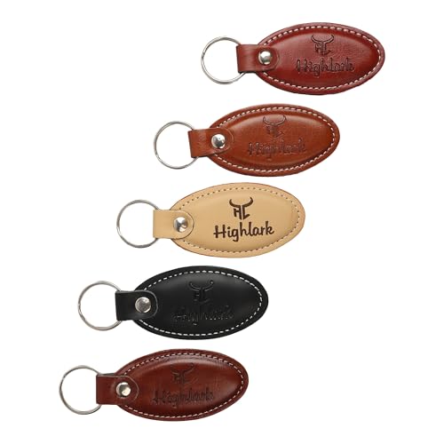 Image of Signature Leather Finish Keychain for Men & Women | Durable Metal Key Holder for Car and Bike Keys | Elegant Everyday Accessory