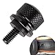 HAPPOW 2 Set Motorrad Aluminium Sitz Schraube, 6mm Motorrad Sitzschrauben für Harley Davidson Sportster, Ersatzschrauben Kompatibel mit Harley, Dana, Road King, Big Glide, Fat Boy (Schwarz) ﻿