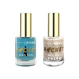 BeautyGARDE Rocket Nail Fuel & Polish Nail Care 2 Pack – 1 Rocket Nail Fuel & 1 Nail Polish Color –