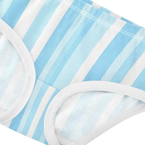 Blue White Stripe Toddler Girls's Underwear 2T 23009114