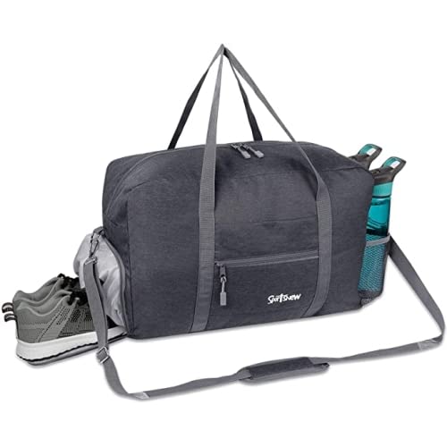 Sportsnew Gym Bag With Shoe Compartment And Large Toiletry Bag With Wet Pocket For Women cover