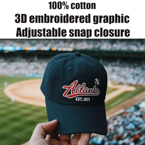 Classic Vintage Embroidered Fashionable Baseball Cap for Men Women Teenager Cap City Hat Adjustable with Gift Box
