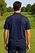 Opna Golf Shirts for Mens Regular, Big and Tall Size Golf Polos Dry Fit Shirts Short Sleeve (Navy) - XL