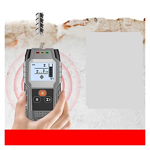 Escáner de Pared, Detector de pared Detector de pared Instrumento Pared Metal Línea oscura Detector de tubería de agua Muro de carga Refuerzo de hormigón para encontrar líneas eléctricas, vigas de mad