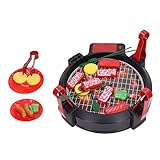 [Sûr et durable] Cet ensemble de jouets de cuisine est fait de matière plastique durable, sans bords tranchants, sans odeur particulière, et peut être essuyé s'il est sale.