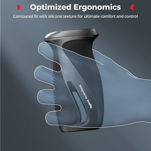 Image of SMALLRIG Push-Button Rotating Side Handle with 1 /4 inch-20 Screws, for Left and Right Hand, 360 Rotatable Side Handle with Anti-Slip Silicone, Max. Load 15Kg