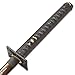 Shinwa Black Knight Handmade Katana Sword - Color & Sword Set Options | Hand Forged Full Tang Blades | Faux Ray Skin Wrapped Handles | Sleek & Stylish Swords for Cosplay or Martial Arts Training