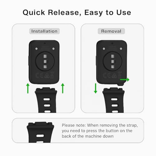 Image of Kapture Straps Compatible with Huawei Band 10 /8 /9, Huawei band 9 Strap TPU Watch Straps - Quick Release Watch Bands Soft Waterproof Watch Strap for Men Women