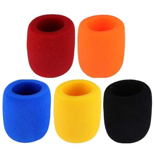Thick Foam Microphone Covers Windscreen (5 Pack)