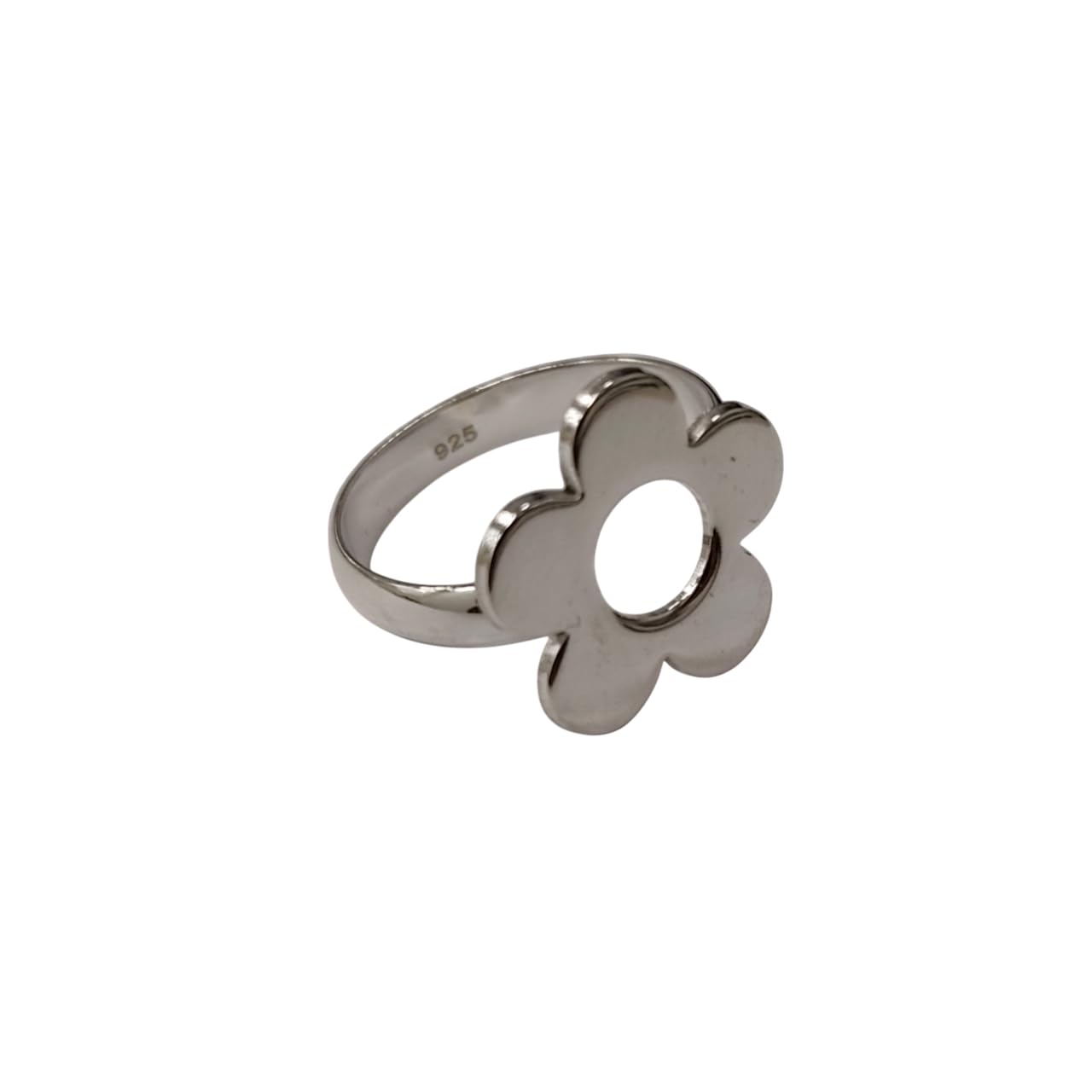 Bague fleur en argent 925 idée cadeau bague artisanale poinçonnée