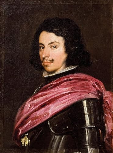 Cuadro de lienzo de Francesco I D'este de Velázquez, retrato clásico de 60x90cm