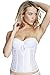 Dominique Women's Lace Longline Corset Full Figure Bustier Bra #8949 (32A-48G)