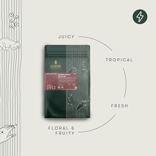 Luxmi Estates - Hibis-Kiss - Organic Hibiscus Tea - 50 Tea Bags | With Hibiscus, Strawberry, Organic Black Tea And Other Natural Extracts thumb #3