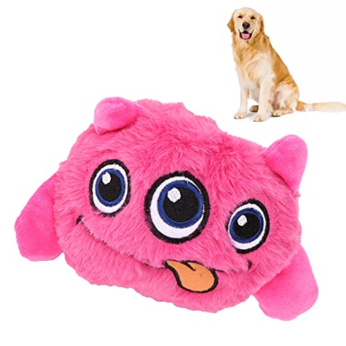 Annjom Bouncing Ball, Pet Toy Vibrating for Dog Chase Bite and Run for Halloween for Motorized Entertainment(Red hair, Pisa Leaning Tower Type) - Image 3