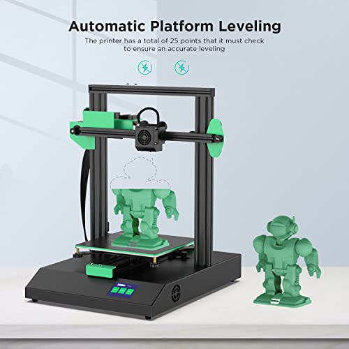 3D Drucker, 3D Printer mit 2,8 Zoll Touchscreen, Große Druckbereich von 220 x 220x 250 mm, Automatische Nivellierung, Heizbett für 1,75 mm Filament PLA, ABS (3D-ET4) - Image 4