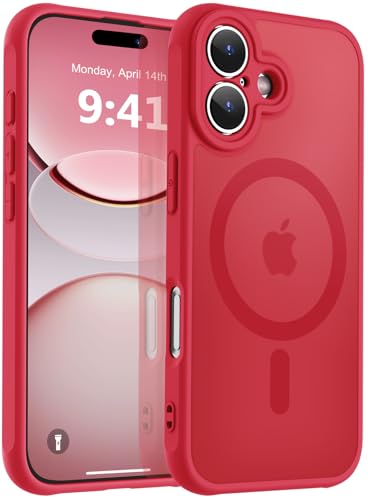 MOCCA Magnetic for iPhone 17 Case, (Compatible with Magsafe) (16FT Military Grade Protection) Full Camera Protection Anti-Fingerprint Slim Translucent Matte Phone Cover 6.3