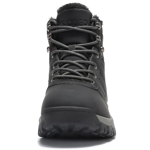 Image of SKDOIUL Men's Waterproof Outdoor Warm Snow Boots