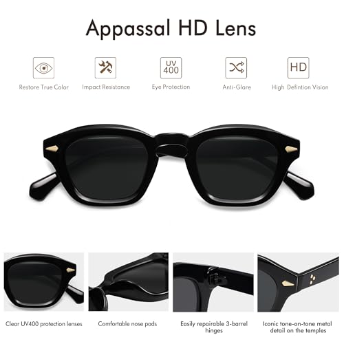 Small Retro Square Sunglasses for Women Mens Rectangle Sunnies AP3680