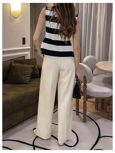 MakeMeChic Women's Color Block Button Down Vest Spaghetti Strap Sleeveless Summer Cami Tops3