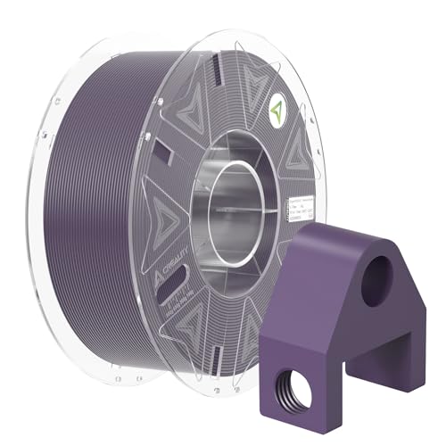 Creality Filamento de fibra de carbono PETG CF de 1,75 mm para impresora 3D Hyper PETG CF, 8% de fibra de carbono reforzado con material de impresora 3D con RFID, textura mate, 1 kg