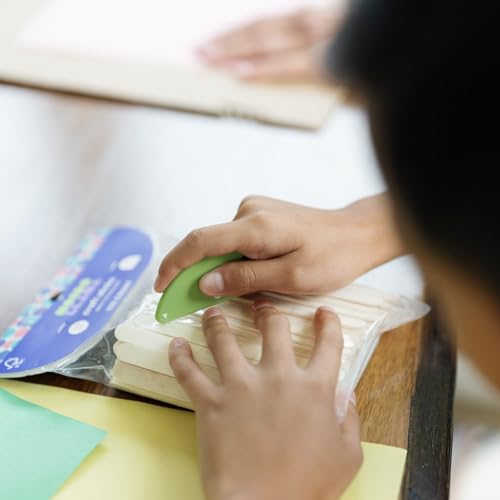 Image of Slice Micro Safety Cutter | Safe Ceramic Box Cutter Lasting 11x Longer than Metal | Keychain Box Opener | 2 Pack | Green