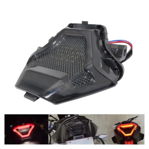Luz trasera universal moto LED con intermitentes para R3 MT07 2
